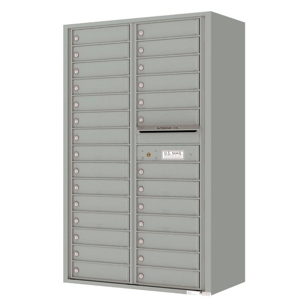 Florence 4C Horizontal Mailbox - 28 Doors - 15 Doors High Private Access