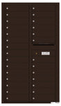 Versatile Front Loading Double Column Commercial Mailbox with 28 Tenant Doors-Dark Bronze (DB)