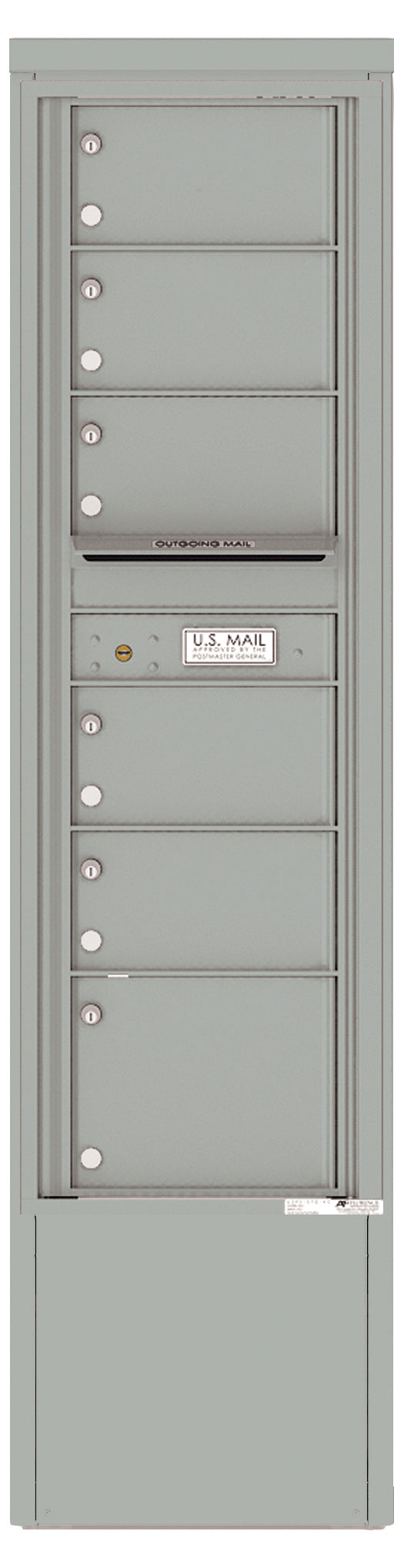 Florence 4C Mailbox Depot - 6 Doors - 15 Doors High Private Access