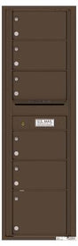 Florence 4C Horizontal Mailbox - 6 Doors - 15 Doors High Private Access