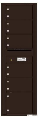 Florence 4C Horizontal Mailbox - 6 Doors - 15 Doors High Private Access