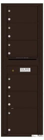 Florence 4C Horizontal Mailbox - 6 Doors - 15 Doors High Private Access