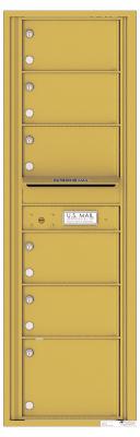 Florence 4C Horizontal Mailbox - 6 Doors - 15 Doors High Private Access