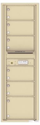 Florence 4C Horizontal Mailbox - 6 Doors - 15 Doors High Private Access