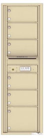 Versatile Front Loading Commercial Mailbox with 6 Tenant Doors-Sandstone (SD)