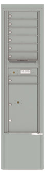 Florence 4C Mailbox Depot - 7 Doors, 1 Parcel Locker - 15 Doors High Private Access