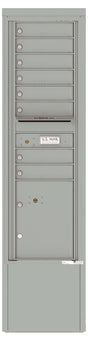 Florence 4C Mailbox Depot - 8 Doors, 1 Parcel Locker - 15 Doors High Private Access