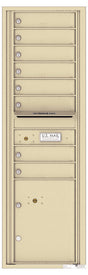 Versatile Front Loading Commercial Mailbox with 8 Tenant Doors and 1 Parcel Locker-Sandstone (SD)