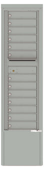 Florence 4C Mailbox Depot - 13 Doors - 15 Doors High - Single Column Private Access