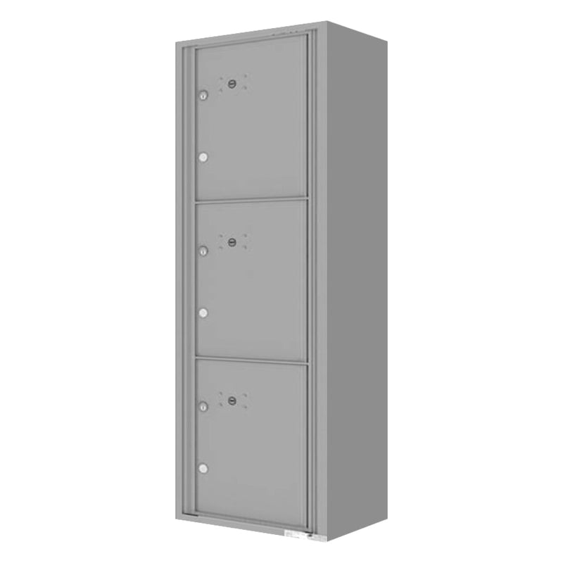 Florence 4C Horizontal Mailbox - 3 Parcel Lockers - 15 Doors High Private Access
