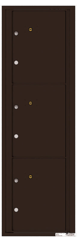 Front Loading Commercial Parcel Locker Mailbox-Dark Bronze (DB)