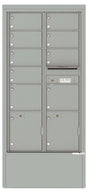 Florence 4C Mailbox Depot - 9 Doors, 2 Parcel Lockers - Max Height Private Access