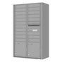 Florence 4C Horizontal Mailbox - 19 Doors, 2 Parcel Lockers - Max Height Private Access