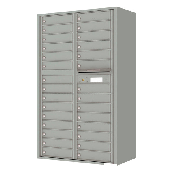 Florence 4C Horizontal Mailbox - 29 Doors - Max Height Private Access