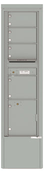 Florence 4C Mailbox Depot - 4 Doors, 1 Parcel Locker - Max Height Private Access