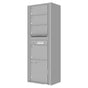 Florence 4C Horizontal Mailbox - 4 Doors, 1 Parcel Locker - Max Height Private Access