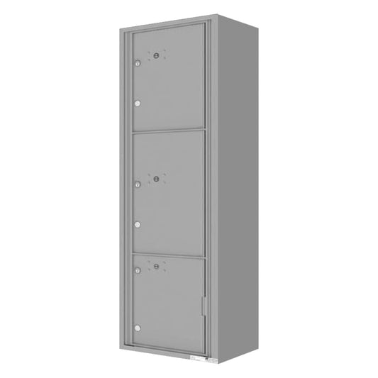 Florence 4C Horizontal Mailbox - 3 Parcel Lockers - Max Height Private Access
