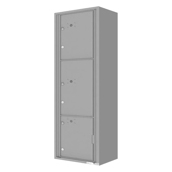 Florence 4C Horizontal Mailbox - 3 Parcel Lockers - Max Height Private Access