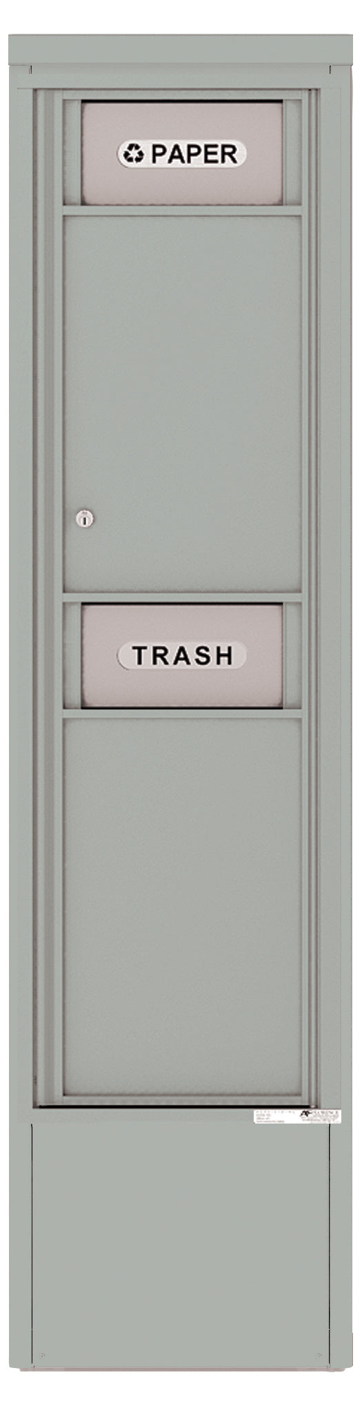 Florence 4C Mailbox Depot Trash/Recycling Bin - Max Height Private Access