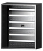 Florence 4C Horizontal Mailbox - 5 Doors, 1 Parcel Locker - 6 Doors High USPS Access