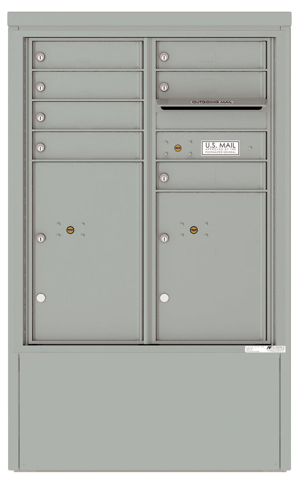 Florence 4C Mailbox Depot - 7 Doors, 2 Parcel Lockers - ADA Compliant Max Height Private Access