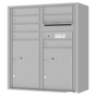 Florence 4C Horizontal Mailbox - 7 Doors, 2 Parcel Lockers - ADA Compliant Max Height Private Access