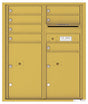Versatile Front Loading Double Column Commercial Mailbox with 7 Tenant Compartments and 2 Parcel Lockers-Gold Speck (GS)