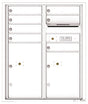 Versatile Front Loading Double Column Commercial Mailbox with 7 Tenant Compartments and 2 Parcel Lockers-White (WH)