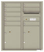Versatile Front Loading Double Column Commercial Mailbox with 8 Tenant Compartments and 2 Parcel Lockers-Postal Grey (PG)