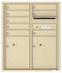 Versatile Front Loading Double Column Commercial Mailbox with 8 Tenant Compartments and 2 Parcel Lockers-Sandstone (SD)