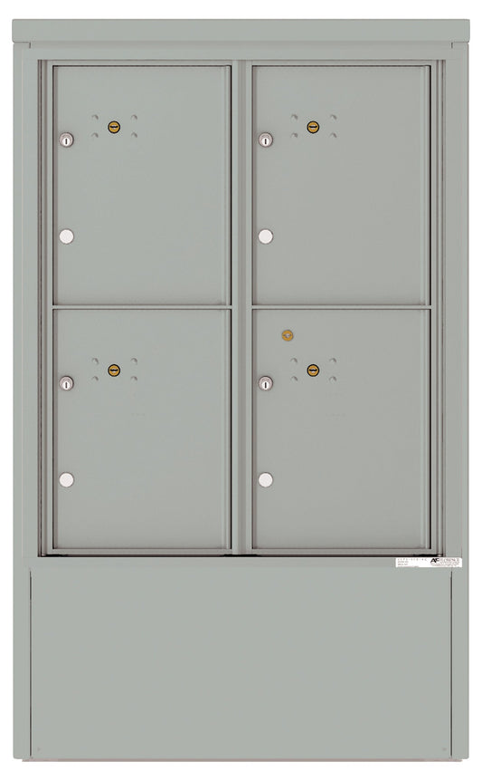 Florence 4C Mailbox Depot - 4 Parcel Lockers - ADA Compliant Max Height Private Access