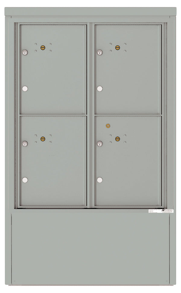 Florence 4C Mailbox Depot - 4 Parcel Lockers - ADA Compliant Max Height Private Access