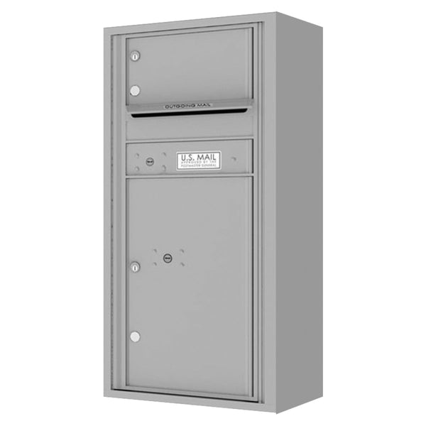 Florence 4C Horizontal Mailbox - 1 Door, 1 Parcel Locker - ADA Compliant Max Height Private Access