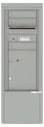 Florence 4C Mailbox Depot - 3 Doors, 1 Parcel Locker - ADA Compliant Max Height Private Access