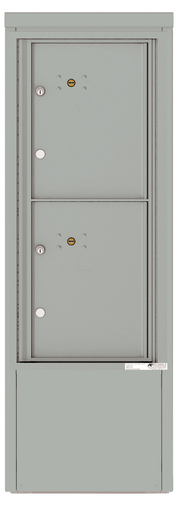 Florence 4C Mailbox Depot - 2 Parcel Lockers - ADA Compliant Max Height Private Access