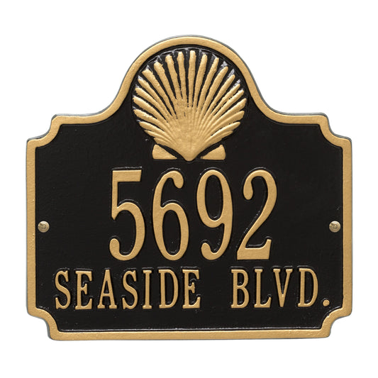 Personalized Conch Plaque - Two Line