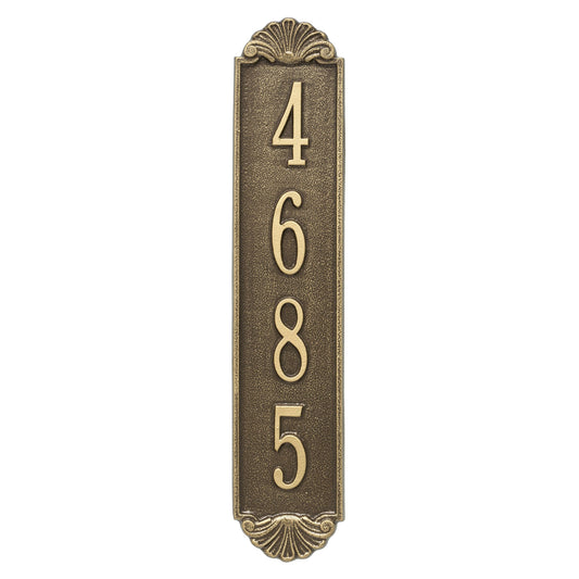 Personalized Shell Vertical Wall Plaque