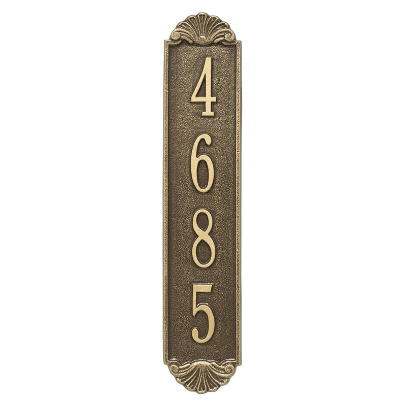Personalized Shell Vertical Wall Plaque