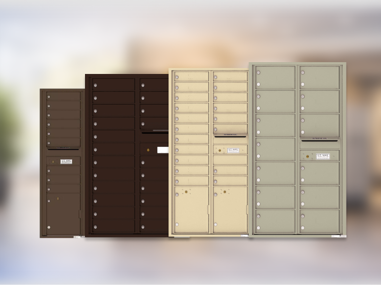 4C horizontal mailboxes installation contexts