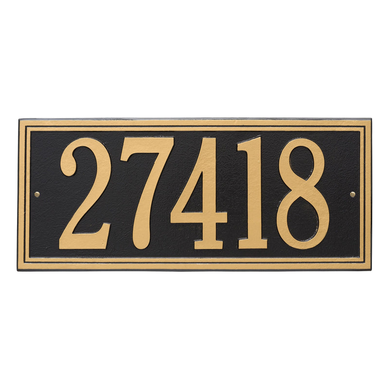 Whitehall Double Line - Estate Wall - One Line Address Plaque 
