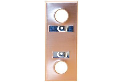 Escutcheon - Bronze with Design