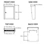 Architectural Regent Locking Wall Mount Mailbox