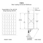 7 Doors High x 6 Doors (42 Tenants) 1700 Horizontal Mailbox Rear-Load Private Distribution in Anodized Aluminum Finish