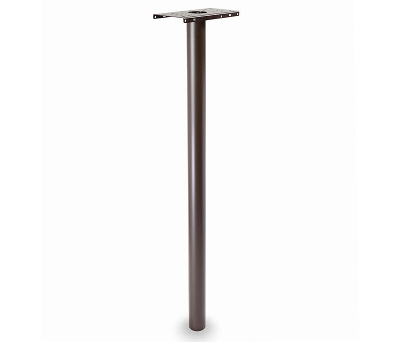 Basic Mailbox Post - 3 Inch Round In-Ground (Top Mount)