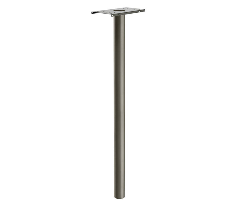 Basic Mailbox Post - 3 Inch Round In-Ground (Top Mount)
