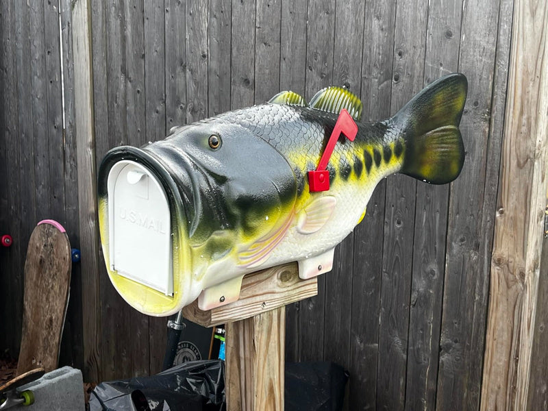 Rivers Edge Bass V2 Novelty Mailbox