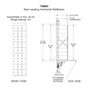 9 Doors High x 3 Doors (27 Tenants) 1700 Horizontal Mailbox Rear-Load Private Distribution in Anodized Aluminum Finish