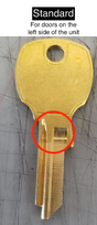 Key Blank Compx/National for K91910 Lock w/ Codes 1000Ps-1999Ps Or 3000Ps-3999Ps