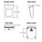 Aspen Powder-Coated Steel Locking Wall-Mount Mailbox (Choose Color)
