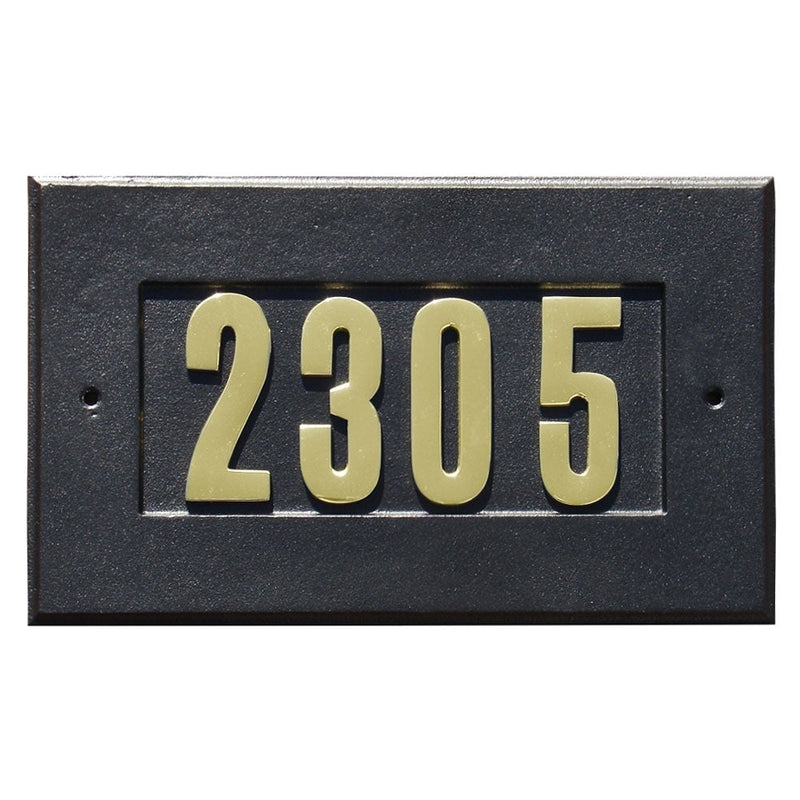 Manchester Security Locking Column Mount Mailbox with Plain Door (Stucco Column Not Included)
